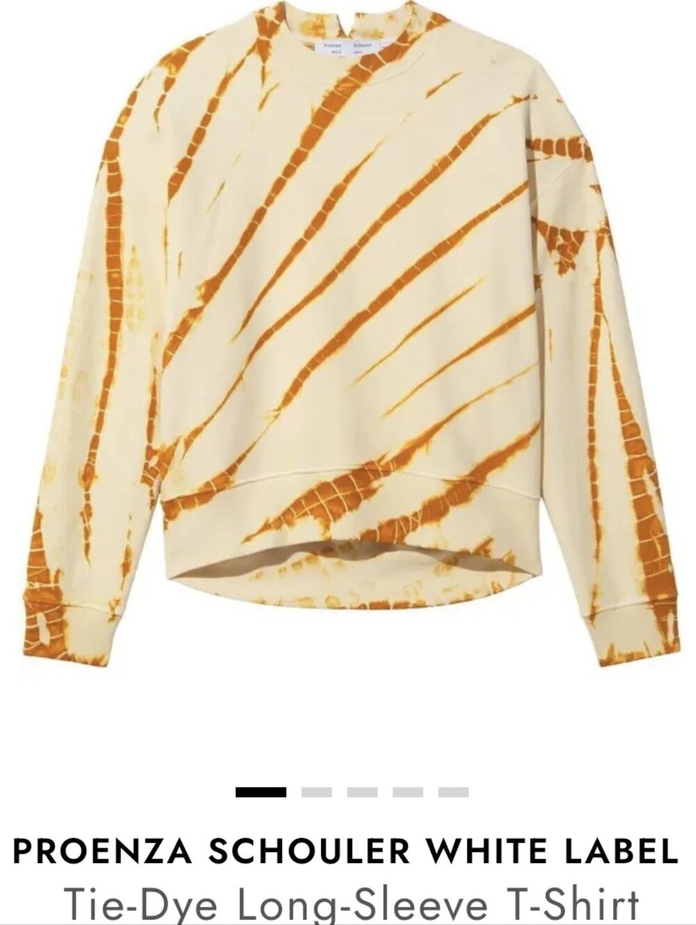 White Label Cotton Tiedye Shirt Proenza Schouler
